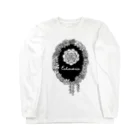 Alba spinaのエケベリア モノクロ Long Sleeve T-Shirt