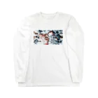 Yukkeの紫陽花グラフィックT Long Sleeve T-Shirt