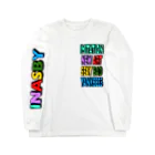 INASBY 髑髏毒郎のINASBYスケボーボーボー&ボサボサ Long Sleeve T-Shirt