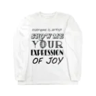 @mamma_miiiiaのSHOW ME YOUR EXPRESSION OF JOY ロングスリーブTシャツ