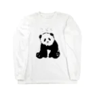 panda to kageのこどもパンダ ロングスリーブTシャツ