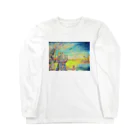 YOSHI-HEY ARTの電波と土と水と Long Sleeve T-Shirt