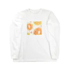 ショップのフレフレ、フレッシュ🍊(白い生き物) Long Sleeve T-Shirt