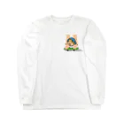 つぶっちーズのスケボーつぶっちと人。 Long Sleeve T-Shirt