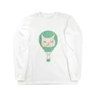 ..lineのネコキキュウ ロングスリーブTシャツ