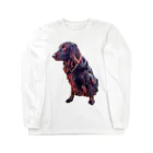 flatcoatedretrieverのflatcoated retriever ロングスリーブTシャツ