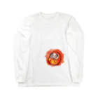 ぽかぽか屋のニコニコのダルマちゃん Long Sleeve T-Shirt