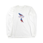 エダマメトイチ雑貨店のイソヒヨドリくん、もっと会いたい 小 Long Sleeve T-Shirt