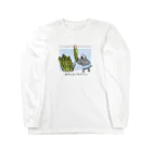 ずぅちゃんねるStoreのおせんたくもろこTシャツ Long Sleeve T-Shirt