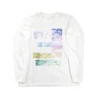 蛍石のブロック Long Sleeve T-Shirt