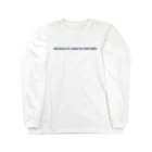 【USAGISKI】(ウサギスキー)の私はうさぎが好きです 紺 Long Sleeve T-Shirt