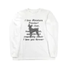 onehappinessのミニチュアピンシャー Long Sleeve T-Shirt