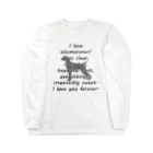 onehappinessのワイマラナー Long Sleeve T-Shirt