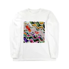 ﾄﾙｺﾞﾚのなみなみコラージュ　花2 Long Sleeve T-Shirt