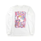 ポップなホラーが好きな人のショップのいろんなおばけたち（ゆめかわver） Long Sleeve T-Shirt