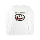 yuccoloのSmile bread ロングスリーブTシャツ