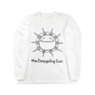 たいようSUNののんきなたいようSUN・線のみ Long Sleeve T-Shirt