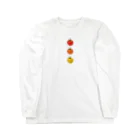 かえるのてぶくろのミニトマト3兄弟 Long Sleeve T-Shirt