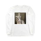 ミロルナの鯉のぼり猫　抜け毛チャレンジ Long Sleeve T-Shirt