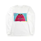 あおいヒヨコのシティ派みみん*はでっこピンク* Long Sleeve T-Shirt