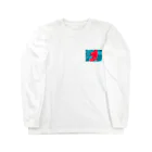 高橋わたがしのわたがしデザイン（青・赤） Long Sleeve T-Shirt