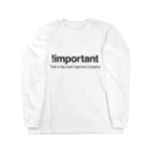 もりてつの!important Long Sleeve T-Shirt