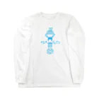 べれ {suzuri} ふぁなのクレゲ中毒【ブルー】 Long Sleeve T-Shirt