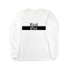 Real OneのReal One Basic Logo Long Sleeve T-Shirt