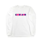 ギークランドの可愛いロゴシリーズ ロングスリーブTシャツ