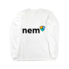 仮想通貨ガチホ太郎のNEM Long Sleeve T-Shirt