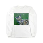 あおニャーマンのいぶし銀 Long Sleeve T-Shirt