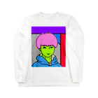 komgikogikoの笑う女 Long Sleeve T-Shirt