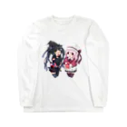 SEOのホワイトハットジャパンの白野おぷちと黒木凛紅からのプレゼント Long Sleeve T-Shirt