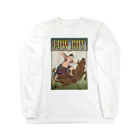 nidan-illustrationの"cow boy"(武者絵) #1 Long Sleeve T-Shirt