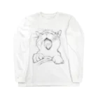 あくび猫とふとん(byそらあーつ)のあくび猫とふとん Long Sleeve T-Shirt