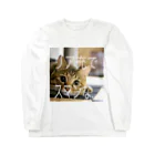 satake☆キジ猫のリア充な猫 動物 Long Sleeve T-Shirt