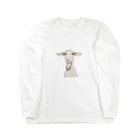 TAMADAYAの哀愁漂うヤギ Long Sleeve T-Shirt