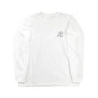 びろひんのお店の颯爽と走る姿(ワンポイント) Long Sleeve T-Shirt