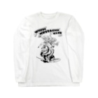 nidan-illustrationの"WHITE MUSTACHE CLUB"(タイトルなし)) Long Sleeve T-Shirt