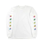 boracayjapan goods storeのカラフルバナナ Long Sleeve T-Shirt