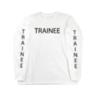 MUGENGEN (ムゲンゲン)のTRAINEE letter BK Long Sleeve T-Shirt