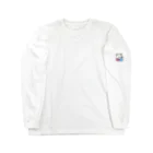 Kizplanning 「Sylph&Devil's」のしろいぬルッチー【Flag】 Long Sleeve T-Shirt