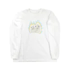 ムラセさんのどうぶつの刺繍ねこのねこまる Long Sleeve T-Shirt