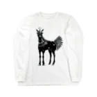 ルルンパ・エンターテイメントのHorse シンピ ロングスリーブTシャツ