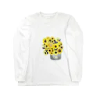 Yuki2222のsunflowers ロングスリーブTシャツ