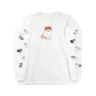 ずっこ（zucco.)の春の香りシェルティのこいぬ Long Sleeve T-Shirt