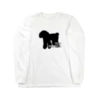 onehappinessのトイプードル Long Sleeve T-Shirt