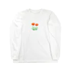 スタジオマリンの花の水彩画1 Long Sleeve T-Shirt