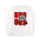 オリジナルデザインTシャツ　SMOKIN'のUHOUHOゴリッキー(腹かけバージョン) Long Sleeve T-Shirt