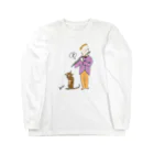 ミナミハチゴーのwibb-笛吹きと犬 Long Sleeve T-Shirt